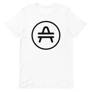An AMP Token AMP Swagg Stenciled Alt Logo Shirt in White