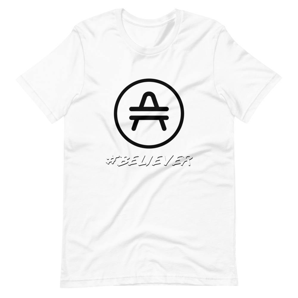 AMP token Amp Swagg Believer shirt in white